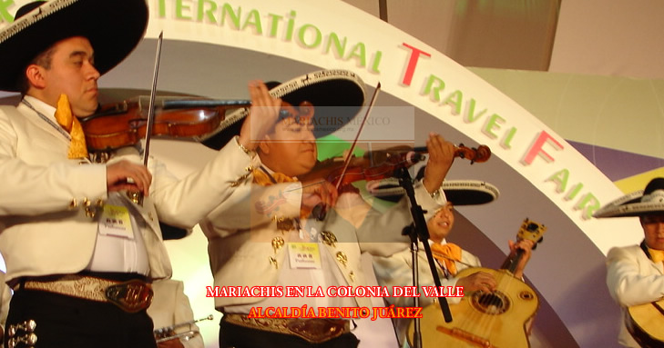 Mariachis en la Colonia del Valle