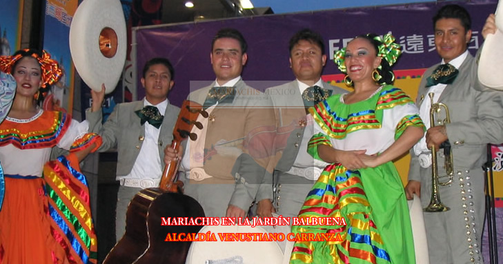 Mariachis en La Jardín Balbuena